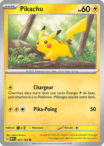 Pikachu Reverse 25/165