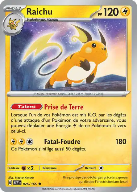 Raichu Reverse 026/165