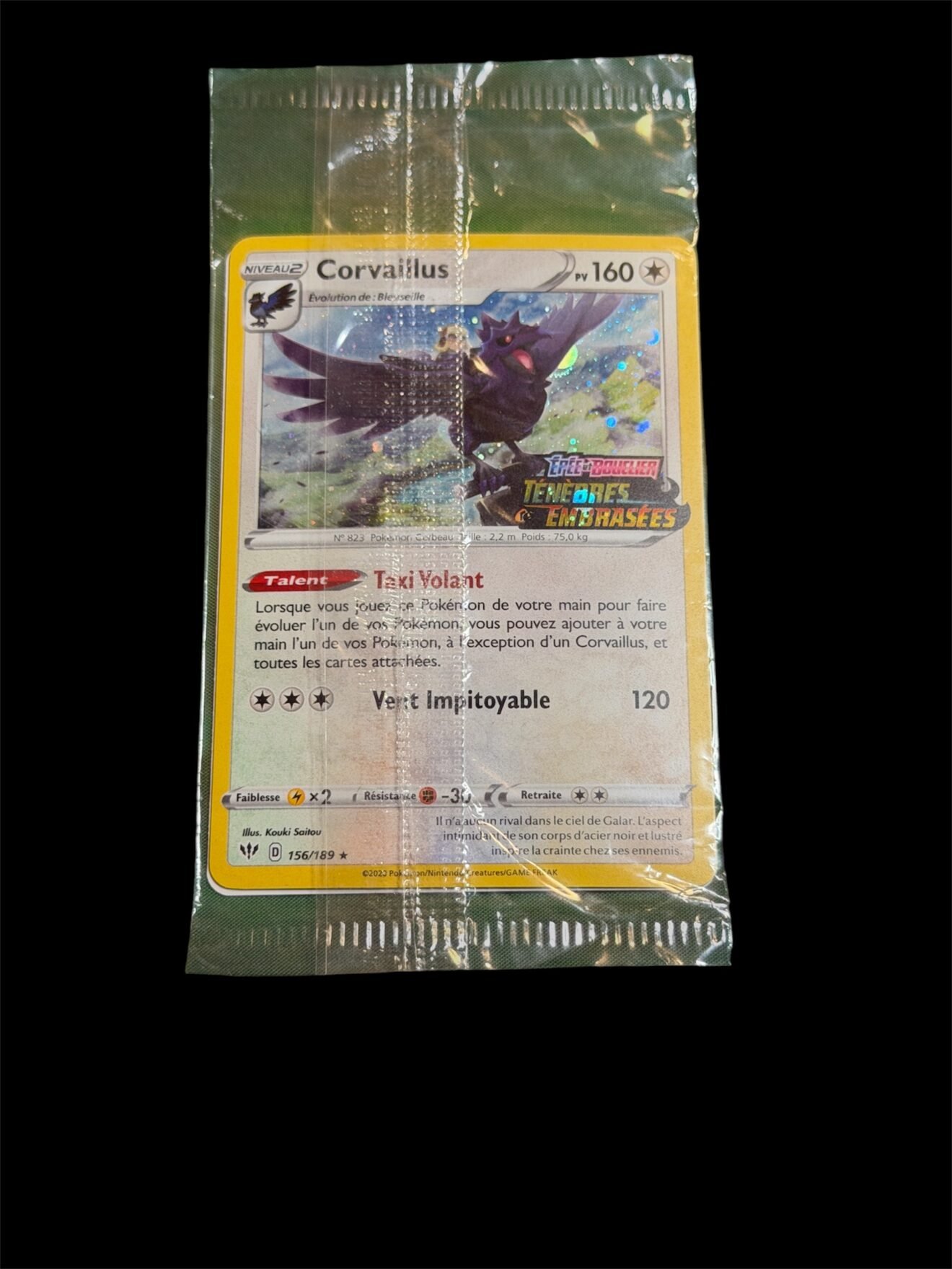 Corvaillus Stamp Ténèbres embrasées